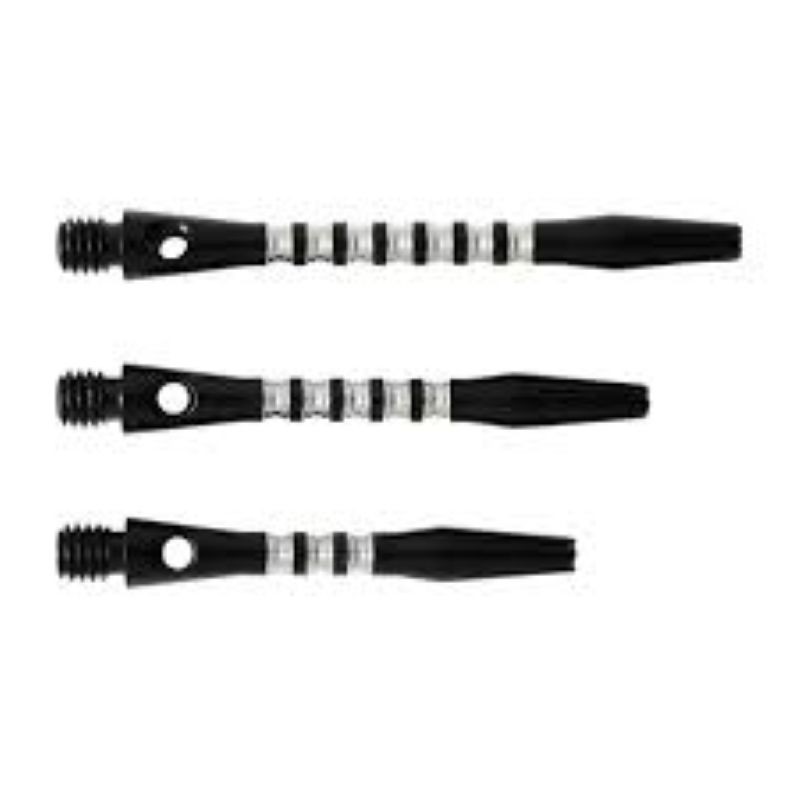 Palo Aluminio Anodised Pyramid Shaft BLACK MIDI