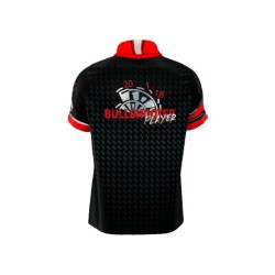 POLO NEGRO/ROJO JUGADOR BULLPLAYER