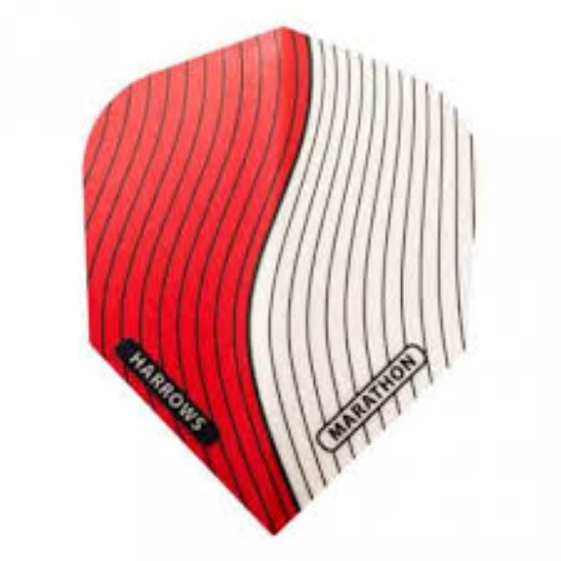 Plumas Harrows Marathon ROJA BLANCA RAYAS