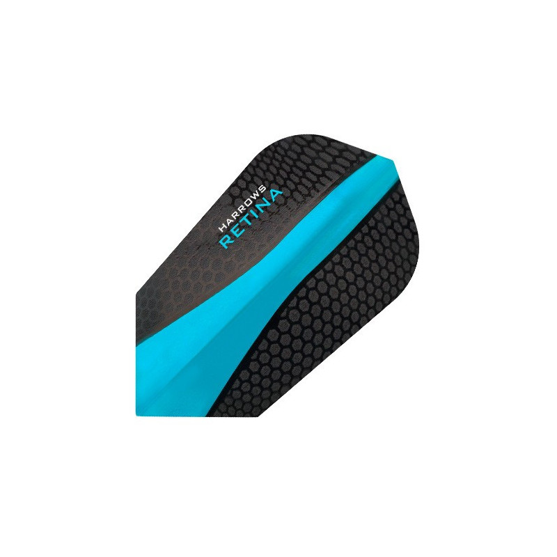 Plumas Harrows ESTRECHA Retina AZUL
