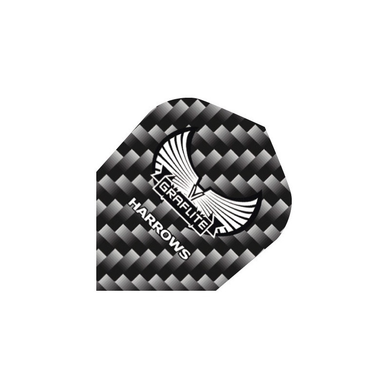 Plumas Harrows Graflite ANCHA NEGRA