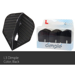 L3d Shape Dimple Black