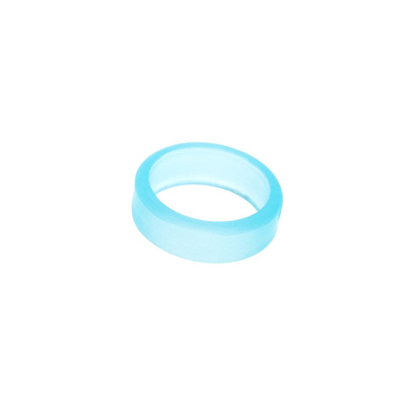 L-ring (Set of 6) Clear Blue