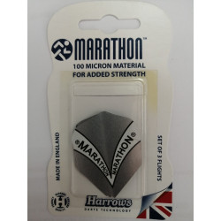 Plumas Harrows Marathon Gris letra Marathon blancas