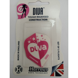 Plumas Harrows Diva Corazones