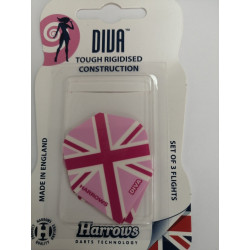 Plumas Harrows Diva Inglaterra Rosa