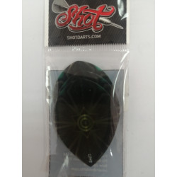 PLUMA SHOT TALISMAN TEAL TEARDROP