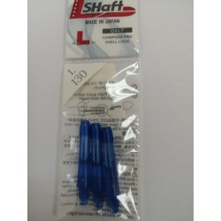 Lshaft Lock Straight 130-Clear Blue