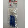 Lshaft Lock Straight 130-Clear Blue
