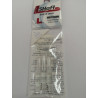 Lshaft Lock Straight 130-Clear