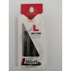 Lshaft Silent Straight (Giratorio) 260-Black