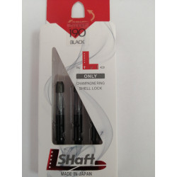 Lshaft Silent Straight (Giratorio) 190-Black