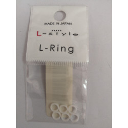 L-ring (Set of 6) White